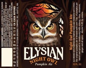 Elysian Night Owl Pumpkin Ale