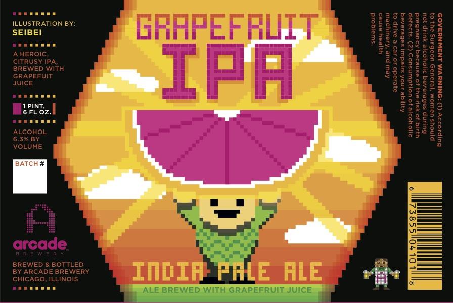 Arcade Brewery Grapefruit IPA