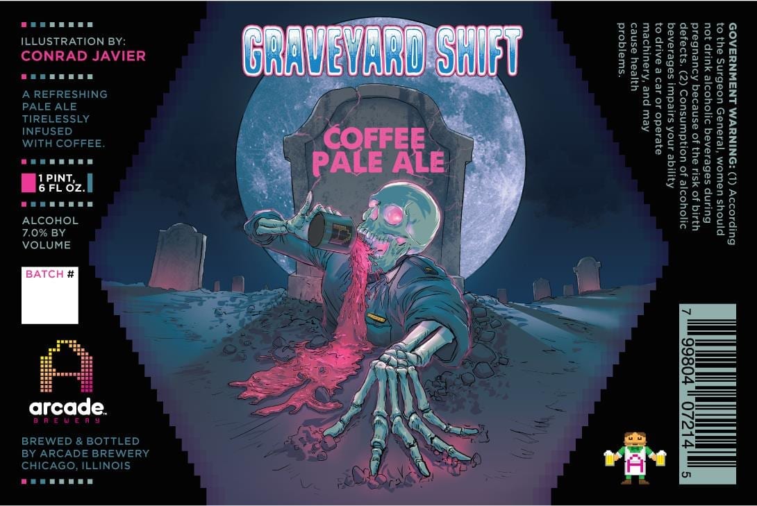Arcade Brewery Graveyard Shift Coffee Pale Ale