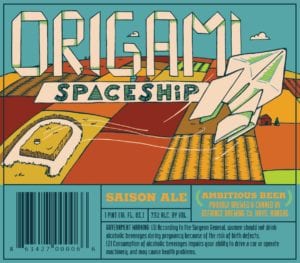 Defiance Brewing Company Origami Spaceship