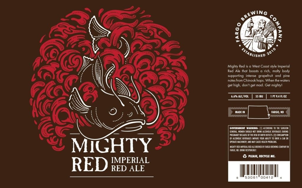 FARGO BREWING COMPANY MIGHTY RED