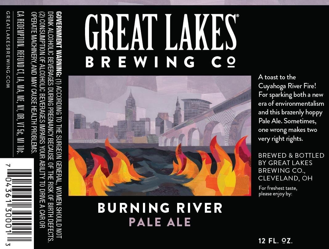 THE GREAT LAKES BREWING CO. BURNING RIVER