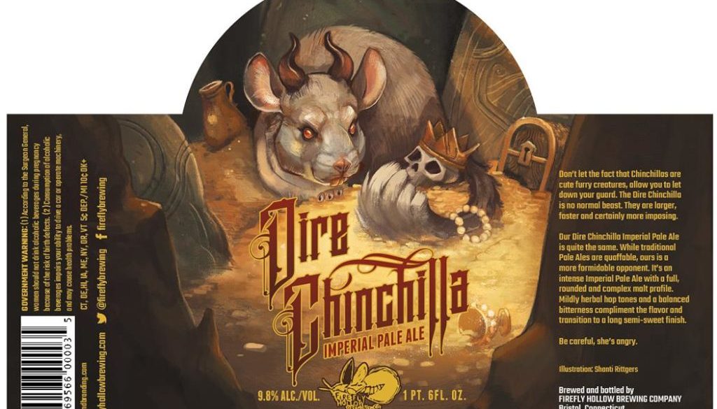 Firefly Hollow Dire Chinchilla Imperial Pale Ale