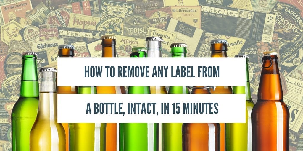 Self-Adhesive Bottle Label Remover