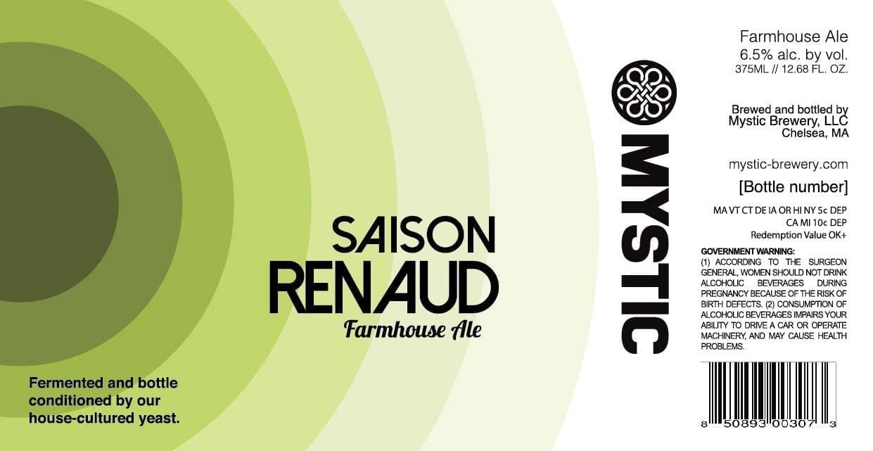 Mystic Brewery Saison Renaud