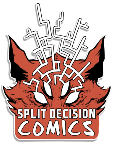 Split Decision Comics Logo