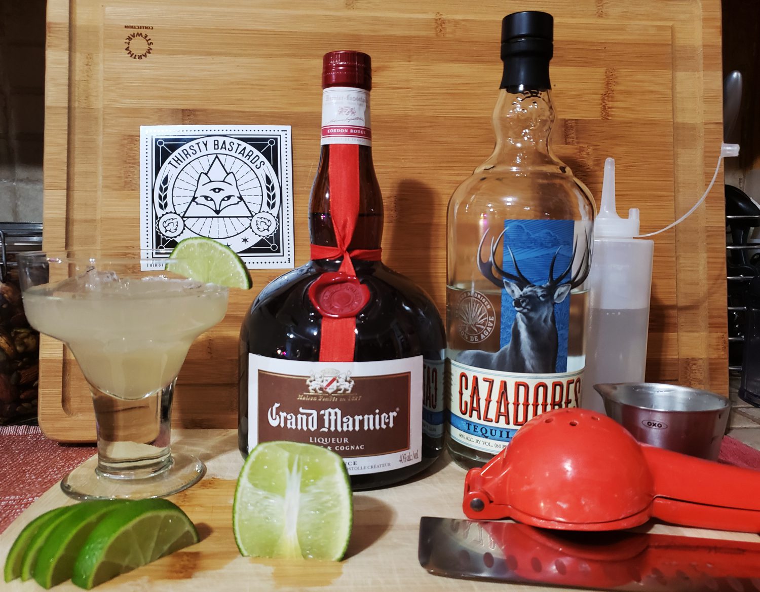 Margarita with Cazadores Blanco & Grand Marnier served on the rocks