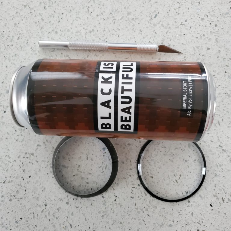 How To Remove Beer Can Labels, Intact, In 5 Minutes Thirsty Bastards