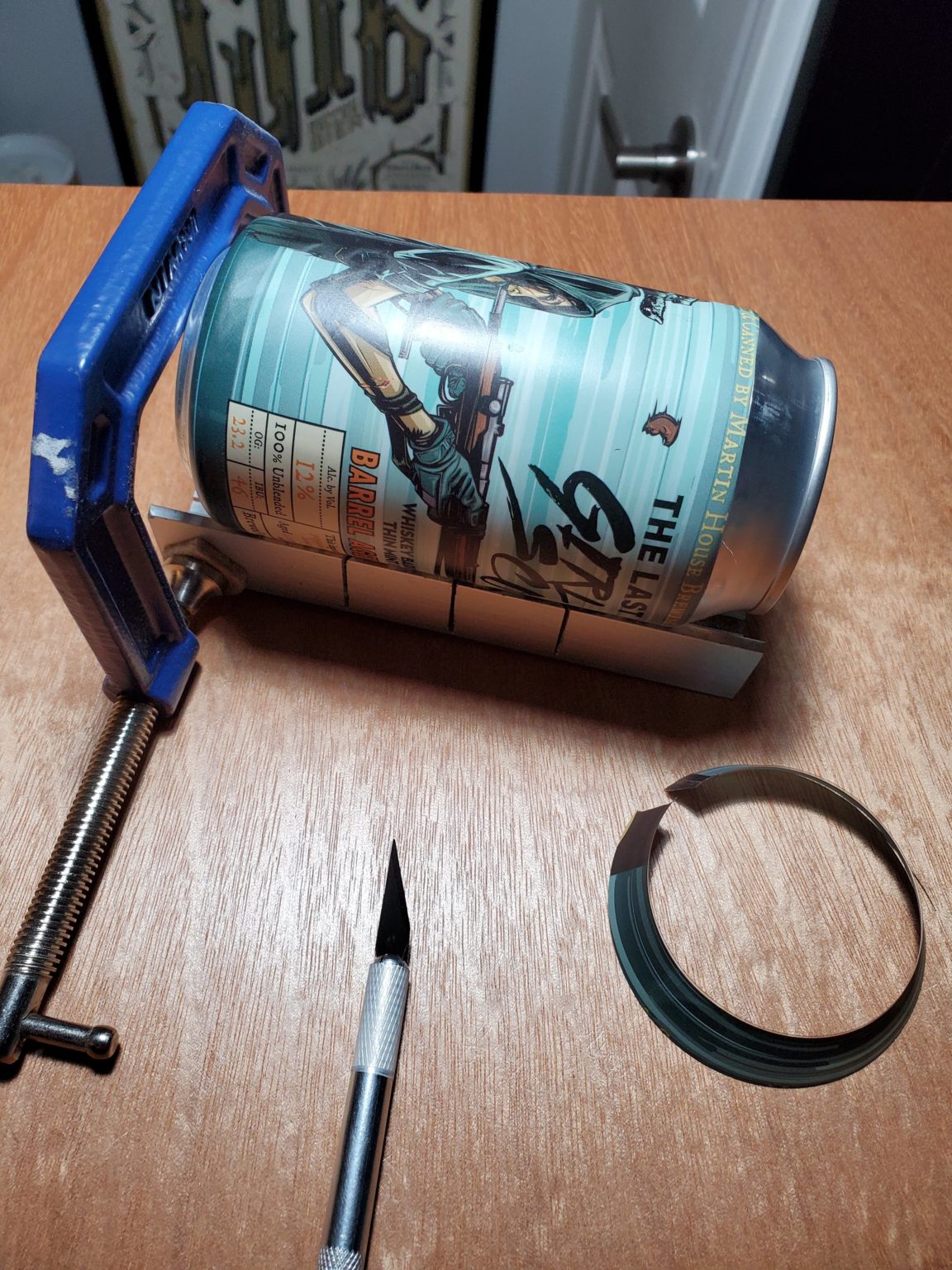 How To Remove Beer Can Labels, Intact, In 5 Minutes Thirsty Bastards