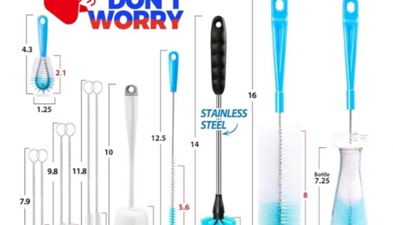 47% Off This Great Bottle Brush Set